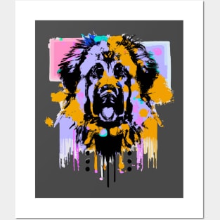 Leonberger Leo Dog Artwork Posters and Art